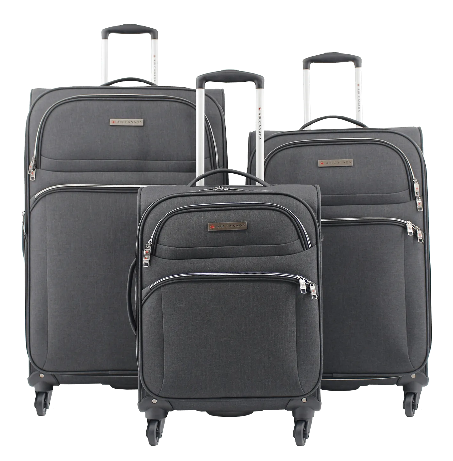 Air Canada 3-Piece Expandable Spinner Luggage Set