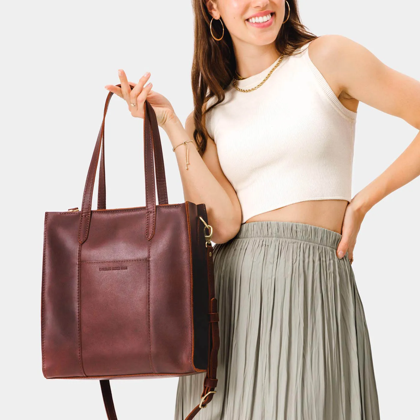 'Almost Perfect' Large Lola Zipper Crossbody Tote