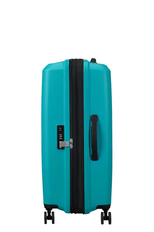 American Tourister Aerostep Expandable 67cm Medium Spinner | Turquoise Tonic