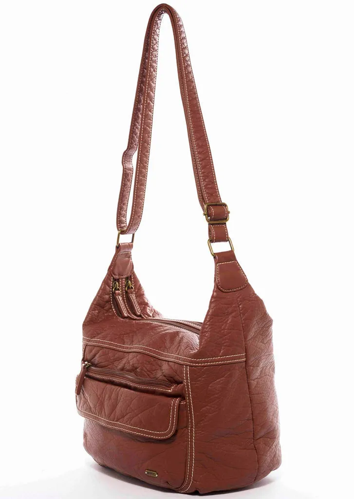 Angelina Crossbody Brown