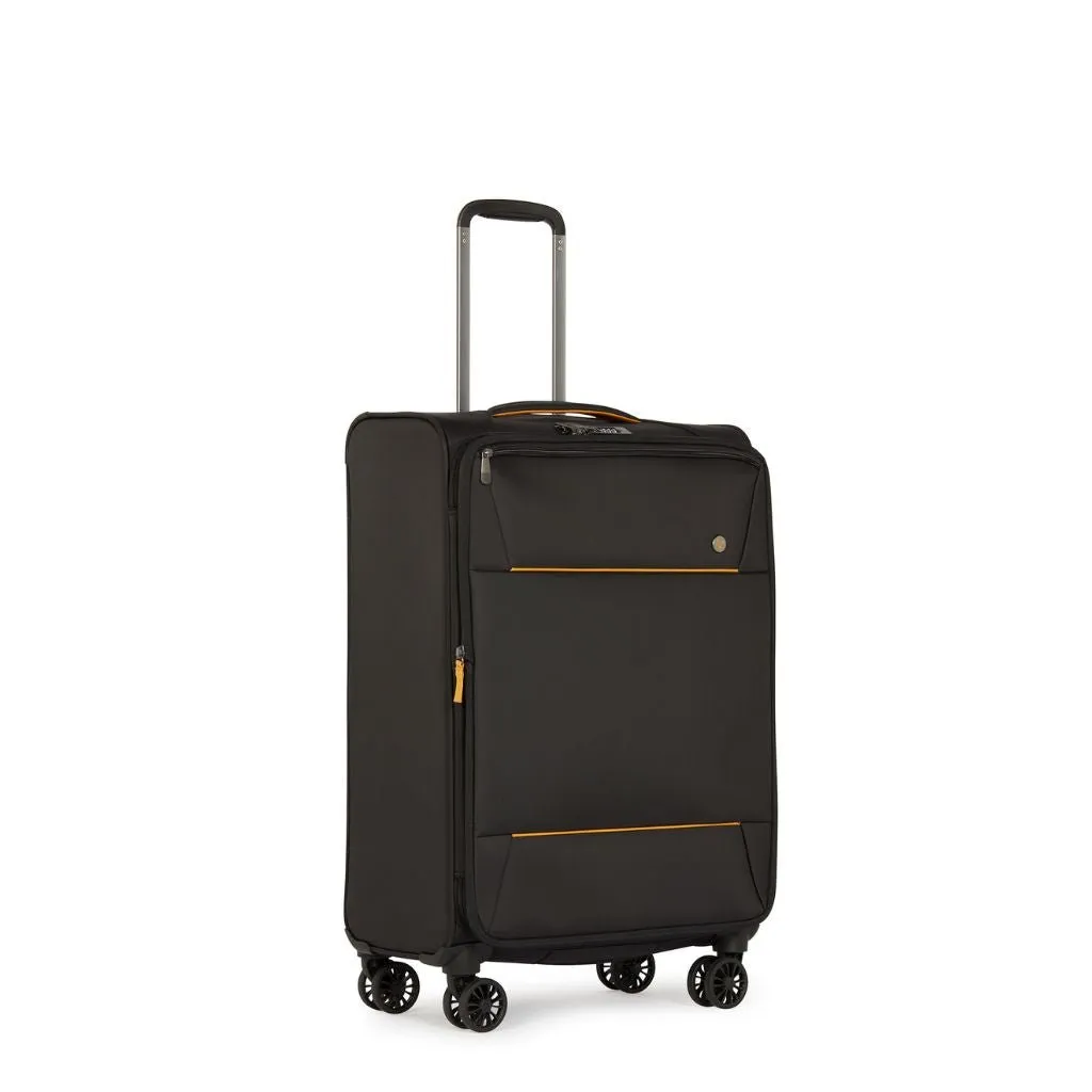 Antler Brixham 71cm Medium Softsided Luggage - Black