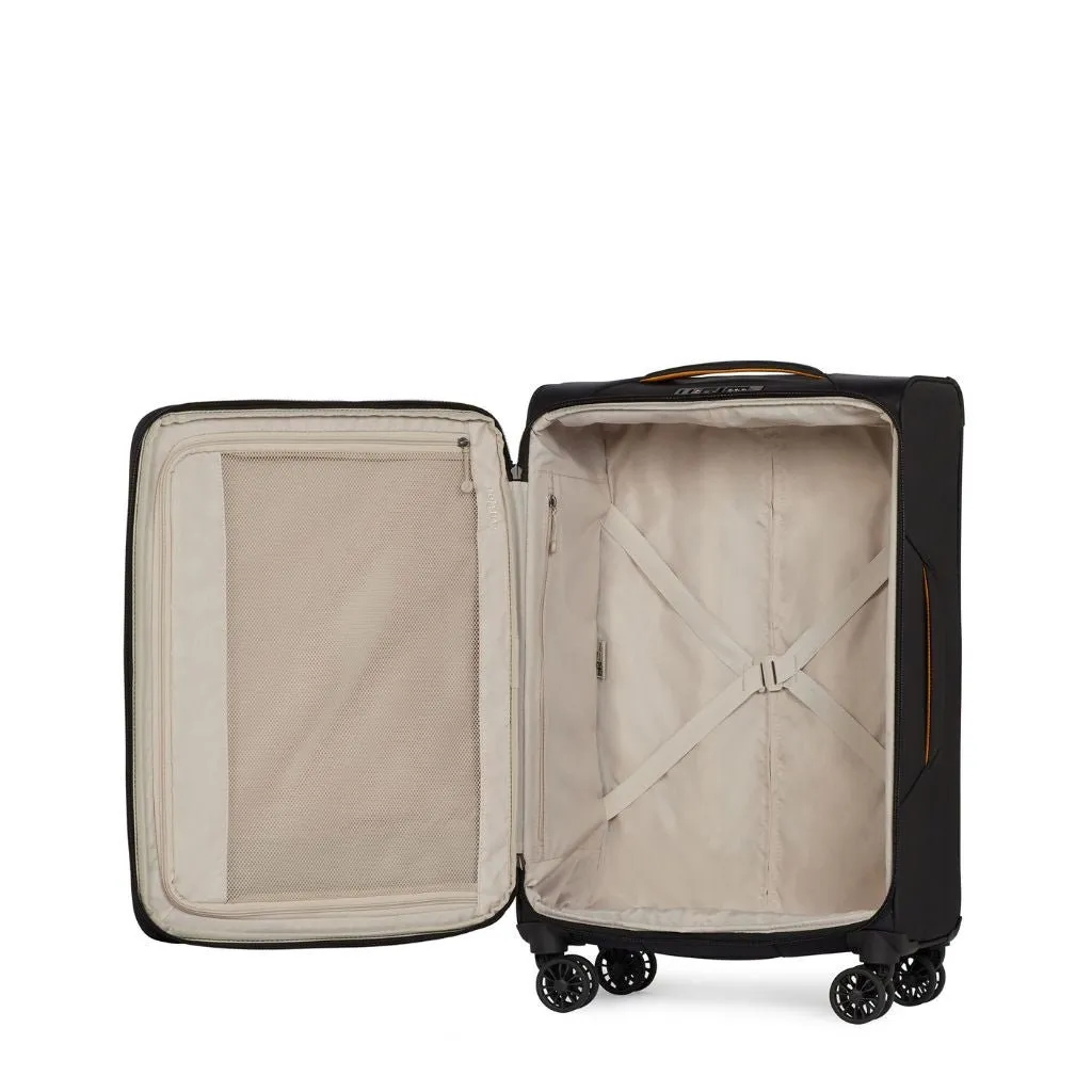 Antler Brixham 71cm Medium Softsided Luggage - Black