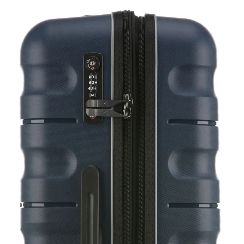 Antler Lincoln Hardsided Luggage 3 Piece Set - Navy