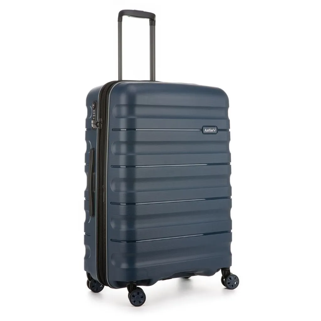 Antler Lincoln Hardsided Luggage 3 Piece Set - Navy