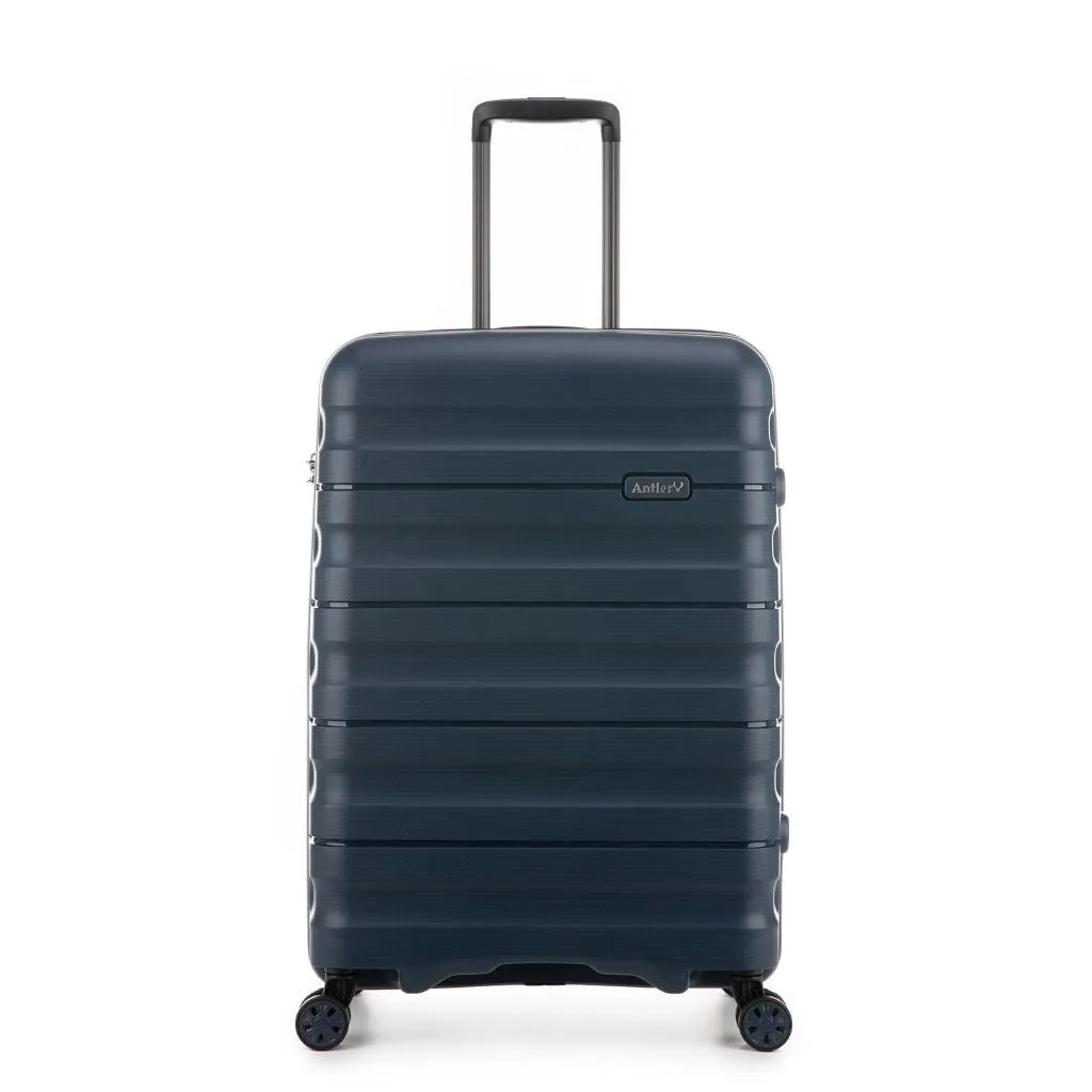 Antler Lincoln Hardsided Luggage 3 Piece Set - Navy