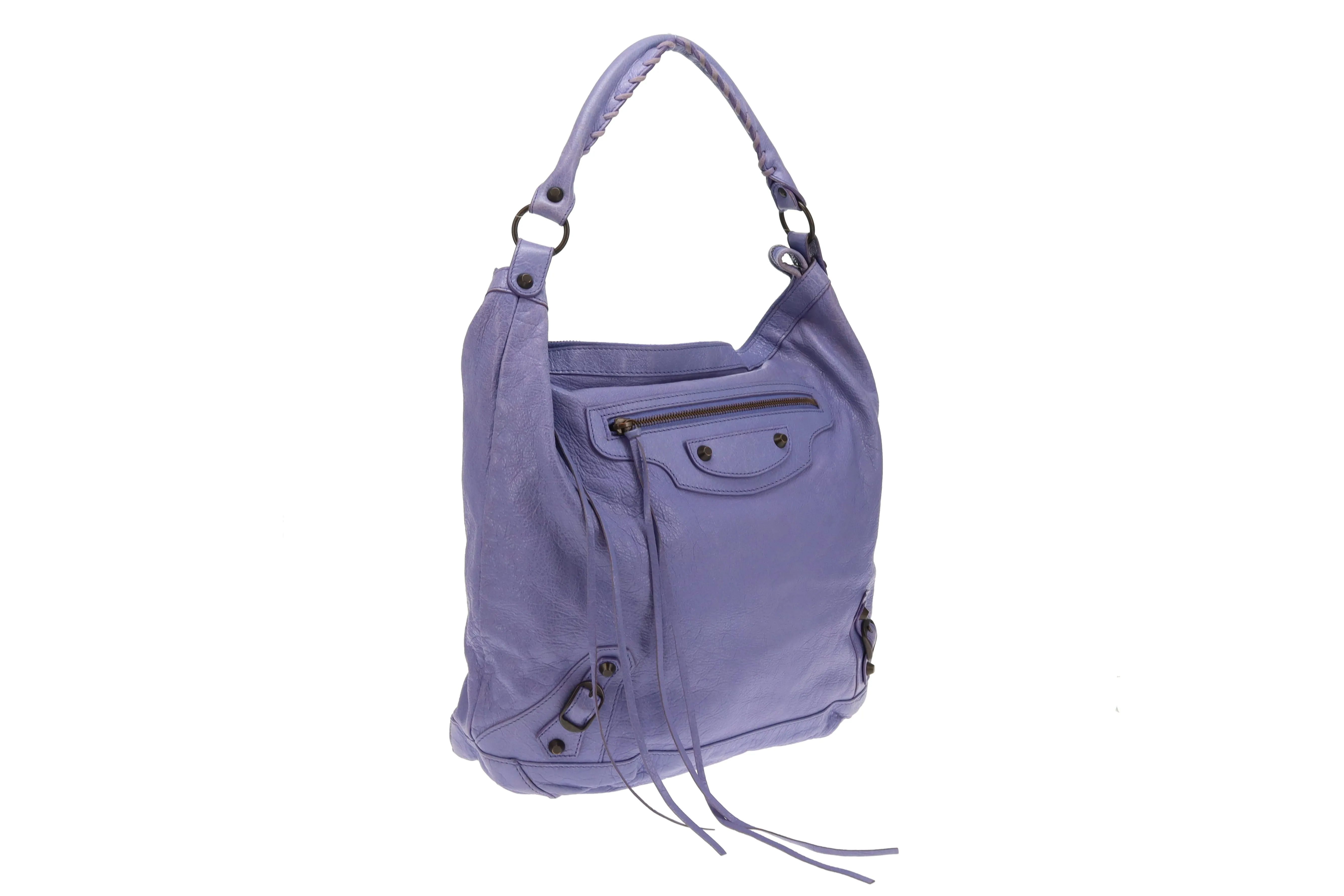 Balenciaga Day Hobo Lilac Soft Lambskin