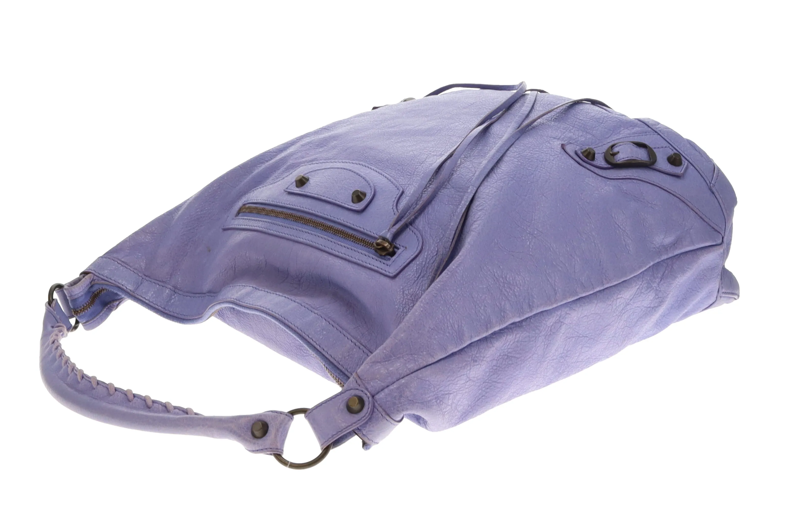 Balenciaga Day Hobo Lilac Soft Lambskin