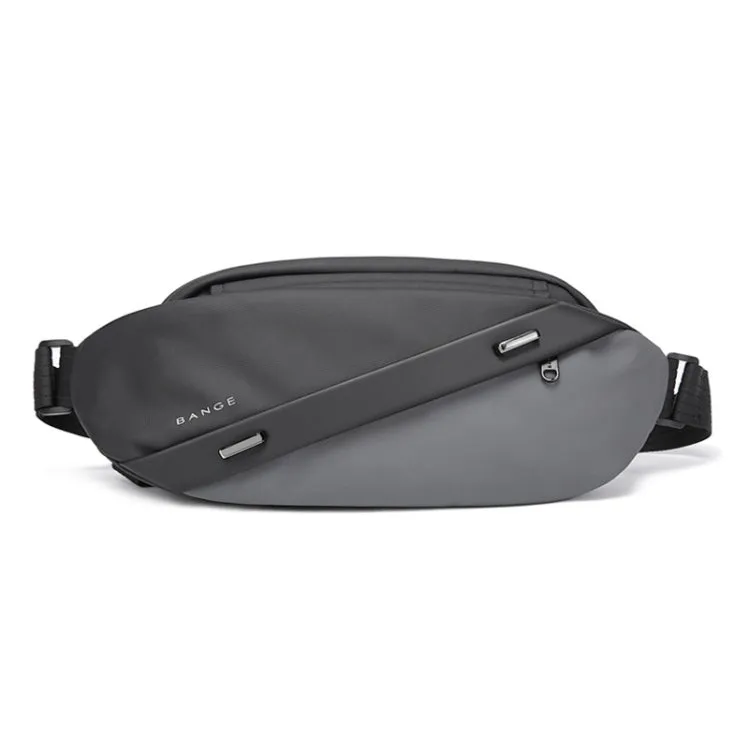 BANGE BG-7295 Men Waterproof Business Casual Chest Bag Messenger Bag(Gray)