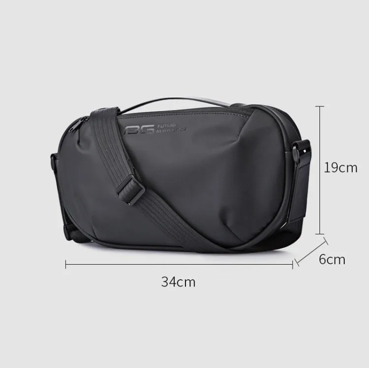 BANGE BG-7308 Men One-Shoulder Messenger Bag Fashion Casual Sports Chest Bag(Gray)