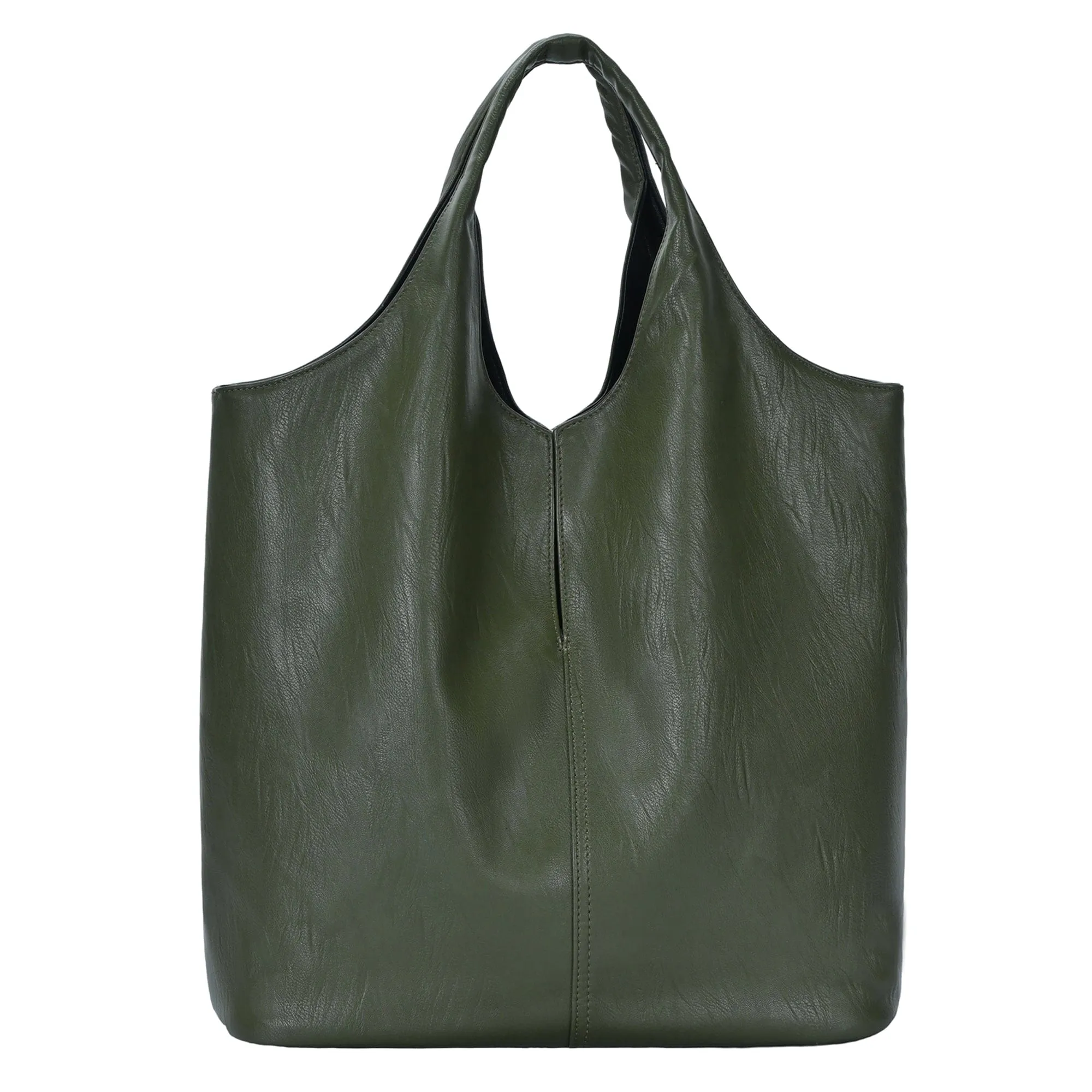 BGA6409 Gracie Reversible Minimalist Hobo Tote Bag