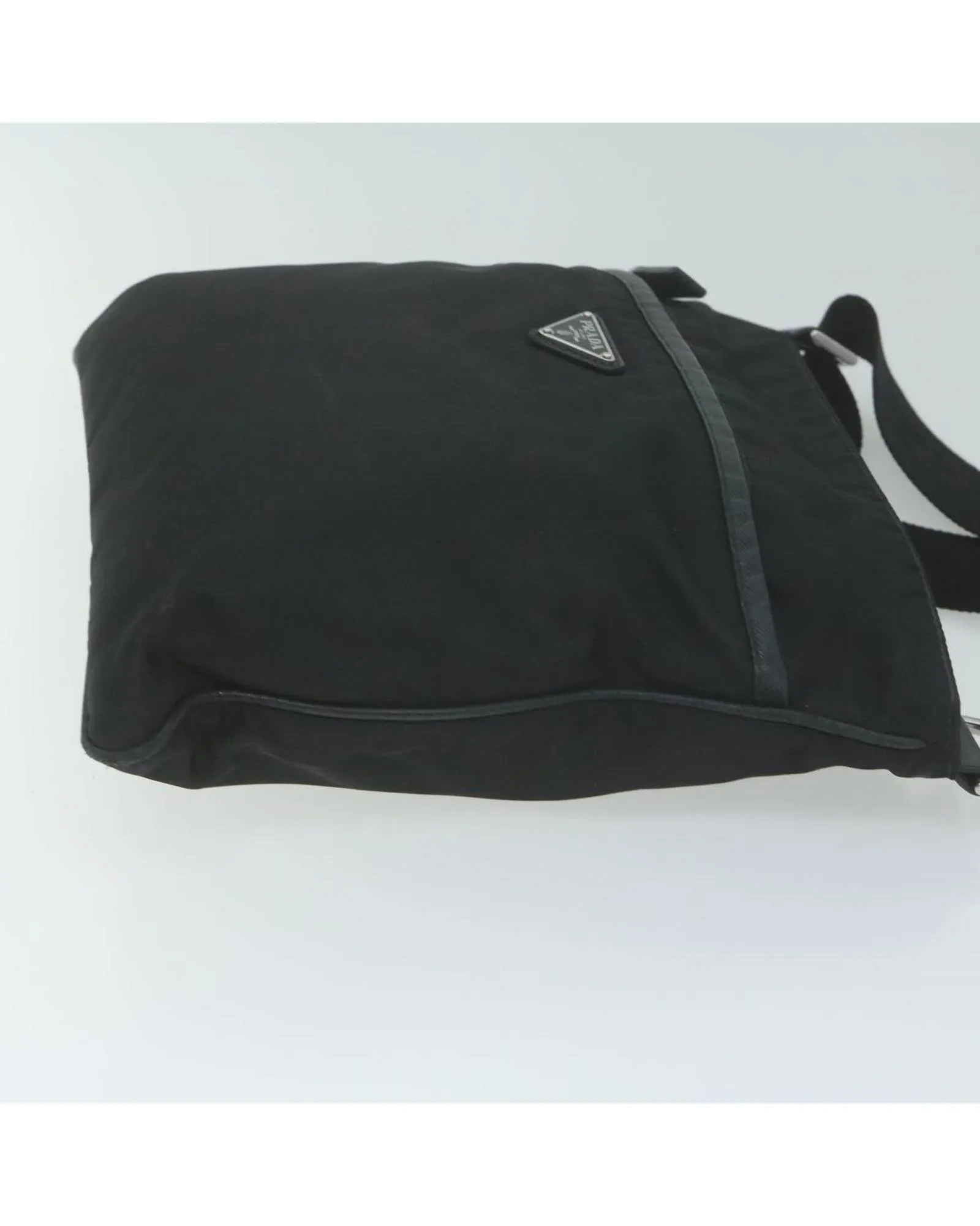 Black Nylon Shoulder Bag by Prada