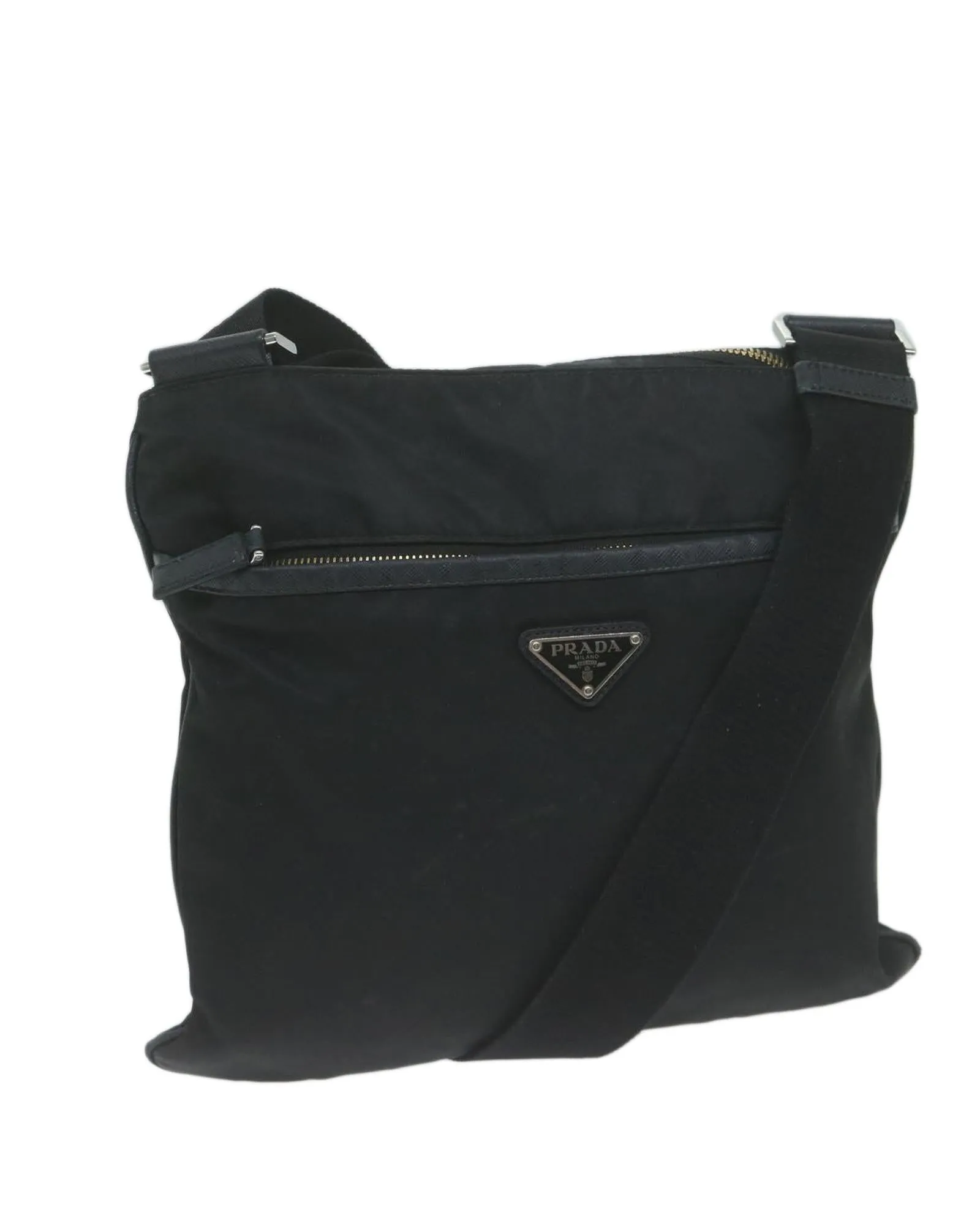 Black Nylon Shoulder Bag by Prada