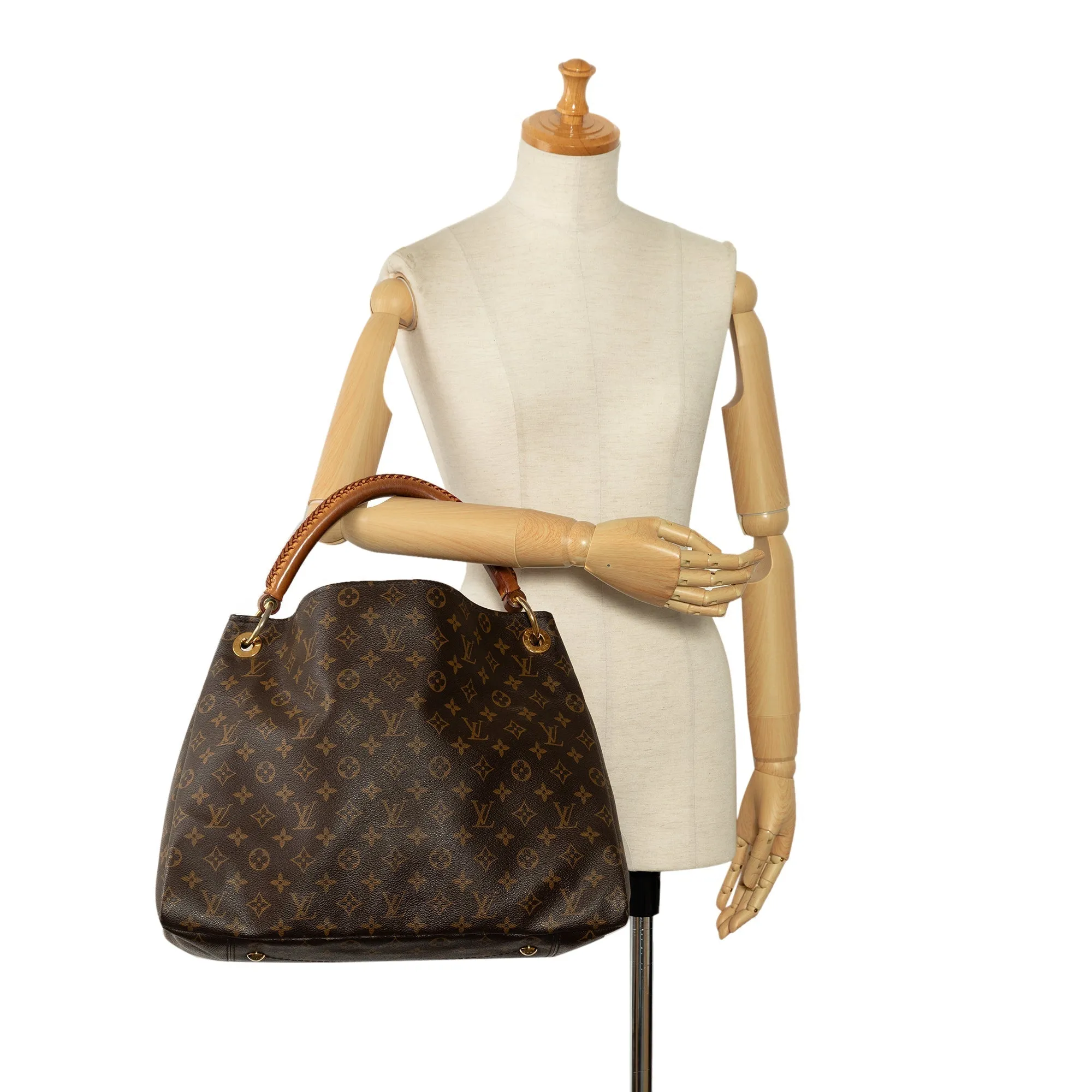 Brown Louis Vuitton Monogram Artsy MM Hobo Bag