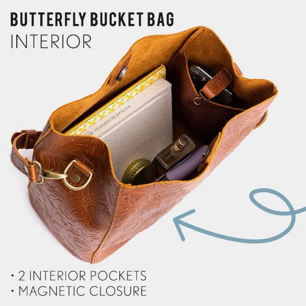 Butterfly Bucket Bag