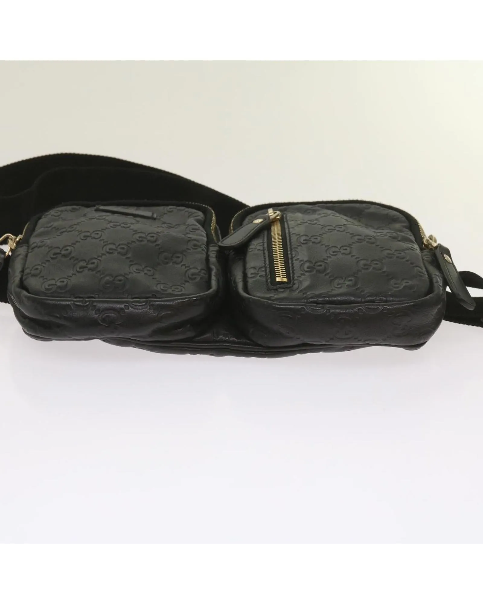 Canvas Waist Bag with Iconic Pattern Detail