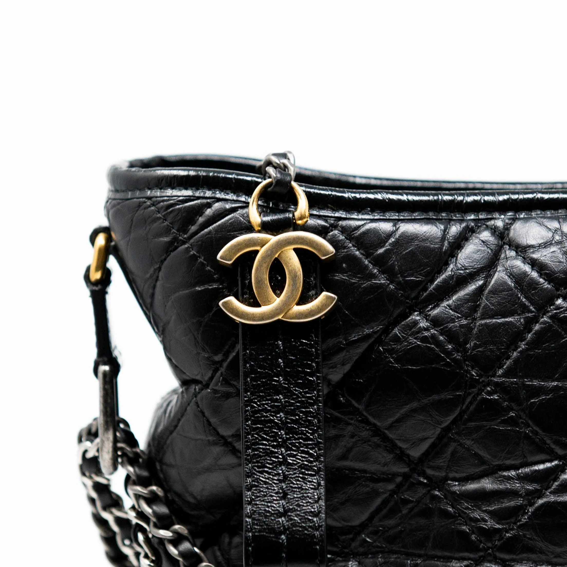 Chanel Black Large Gabrielle Hobo