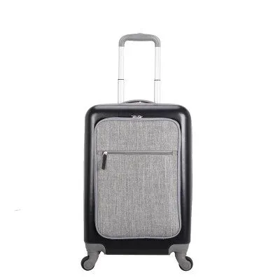 Crckt Tween Hardside Carry On Spinner Suitcase - Gray Heather