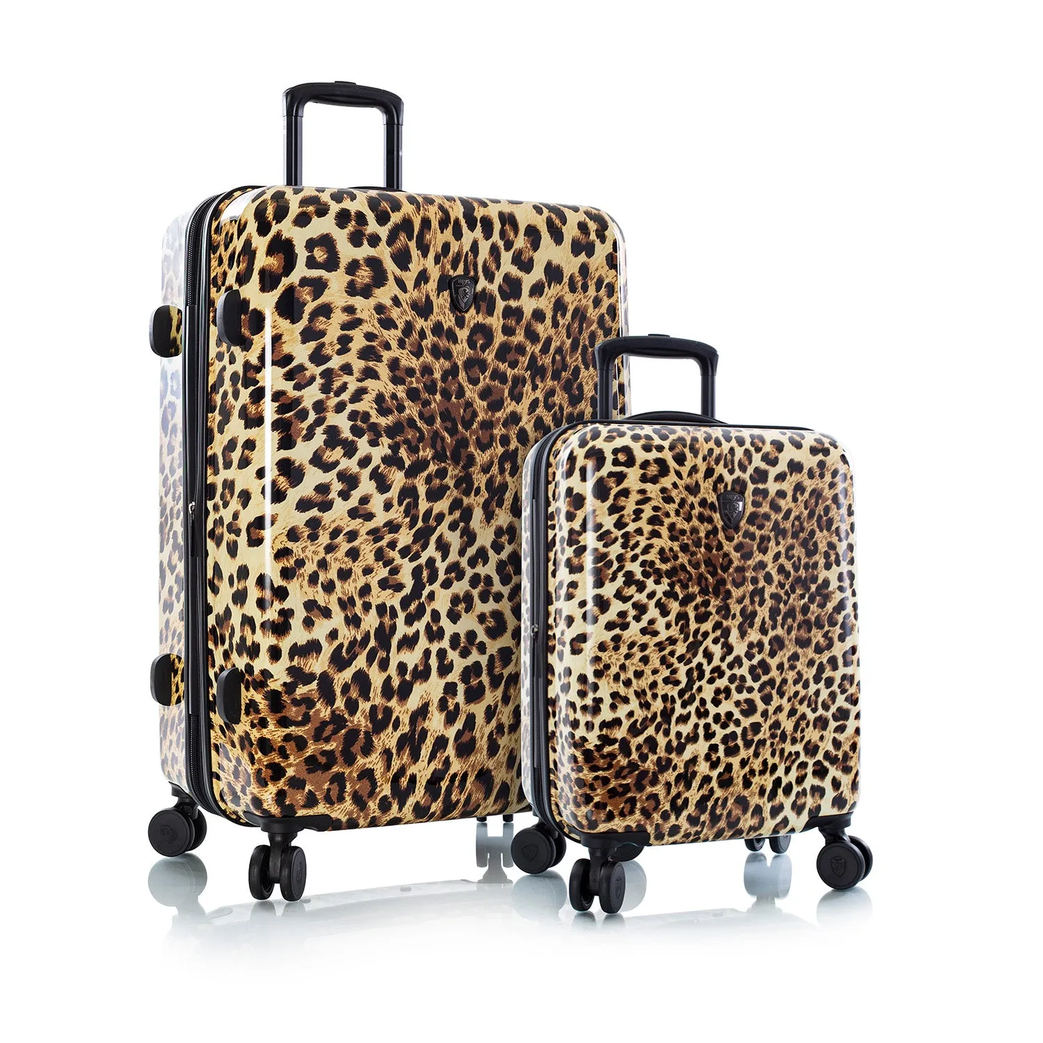 CYBER MONDAY DOOR CRASHER 2024 - Brown Leopard Fashion Spinner™ 2 Piece Luggage Set (21"/30")