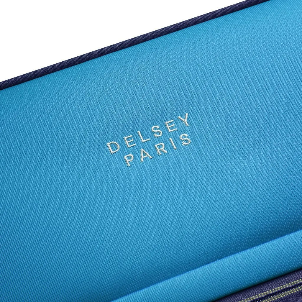 Delsey BROCHANT 3.0 Softsided Luggage Duo - Ultramarine Blue