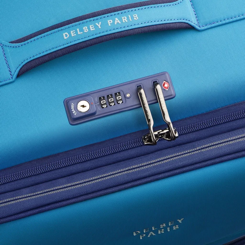 Delsey BROCHANT 3.0 Softsided Luggage Duo - Ultramarine Blue