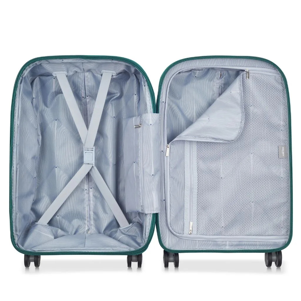 Delsey Clavel 55cm Carry On Luggage - Evergreen