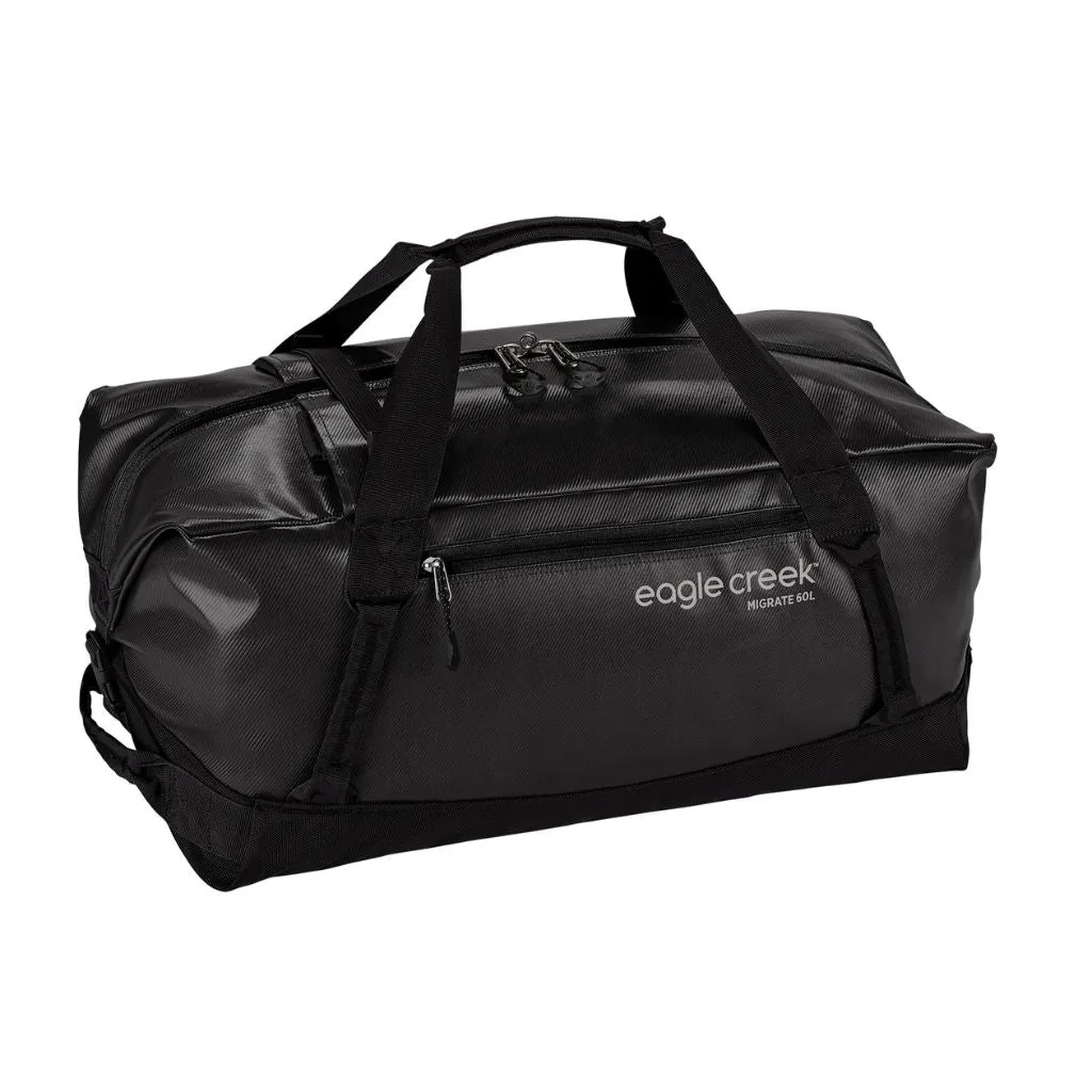 Eagle Creek Migrate 60L Ultra Tough Duffel/Backpack Bag - Black