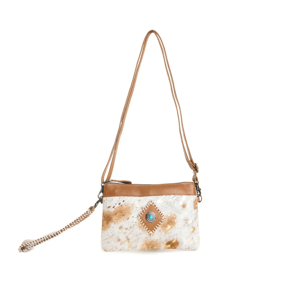 Eye of the Goddess Crossbody Bag in Caramel