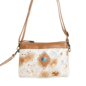 Eye of the Goddess Crossbody Bag in Caramel