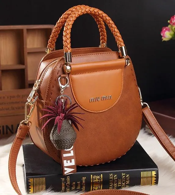 Fashion Braided Messenger Bag