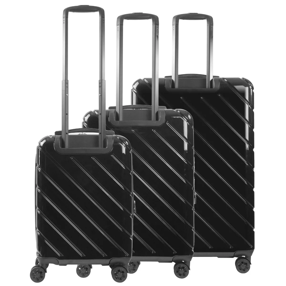 Ful Velocity Expandable Hardside 3pc Spinner Set - Black