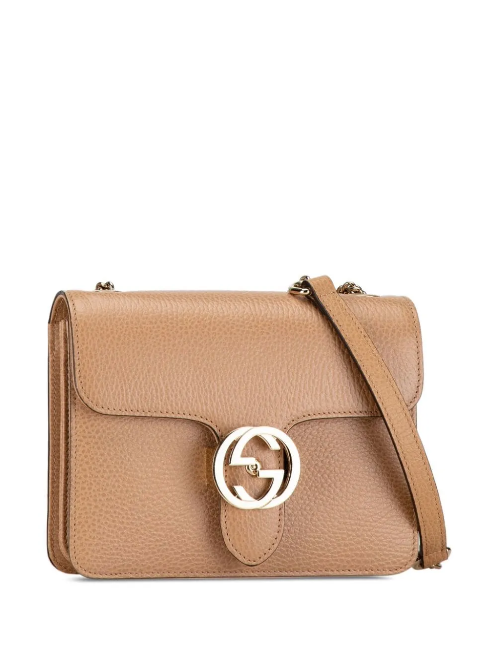 Gucci Dollar Calfskin Small Interlocking G Shoulder Bag