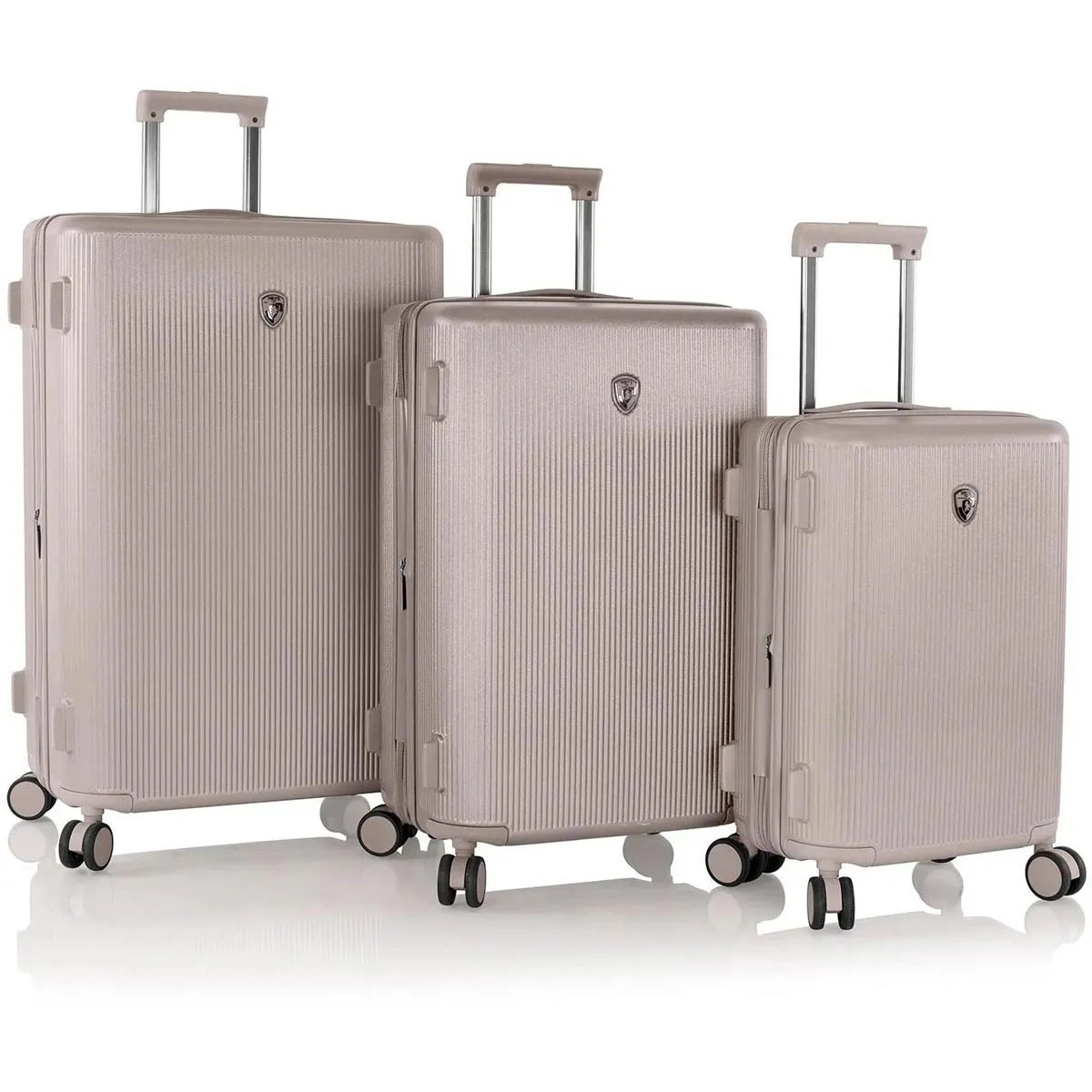 Heys Earth Tones 3 Piece Expandable Spinner Set