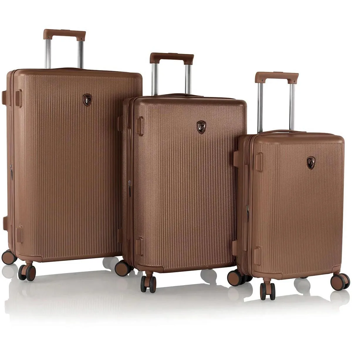 Heys Earth Tones 3 Piece Expandable Spinner Set