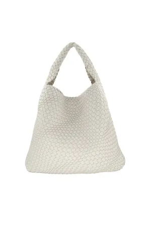 Hobo Woven Vegan Leather Weave Tote Bag