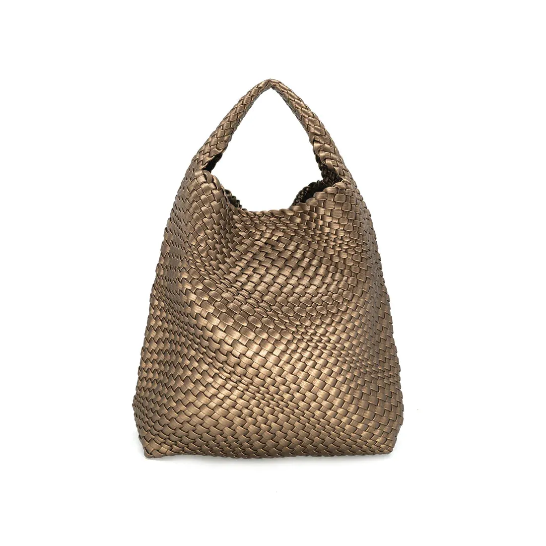 Hobo Woven Vegan Leather Weave Tote Bag