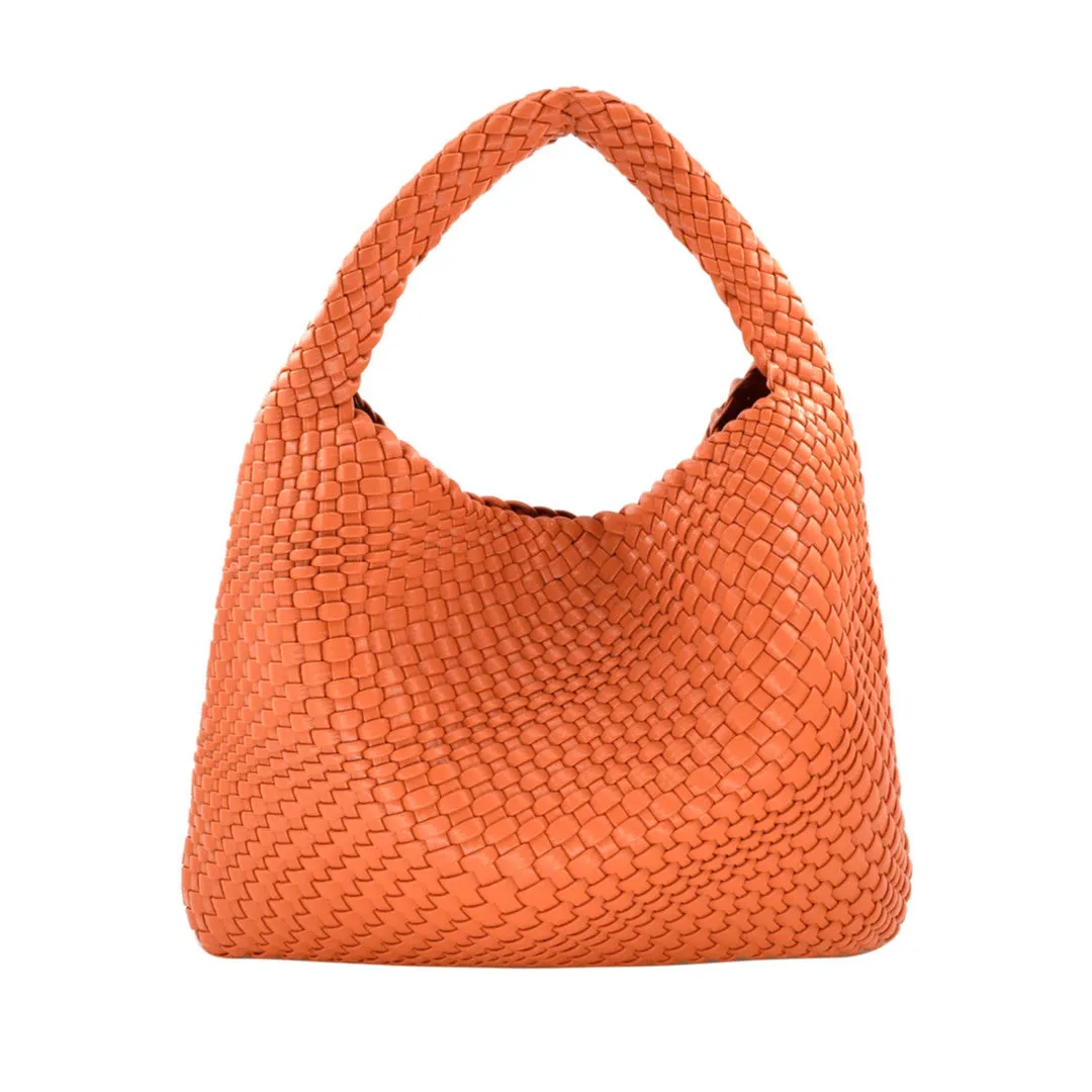 Hobo Woven Vegan Leather Weave Tote Bag