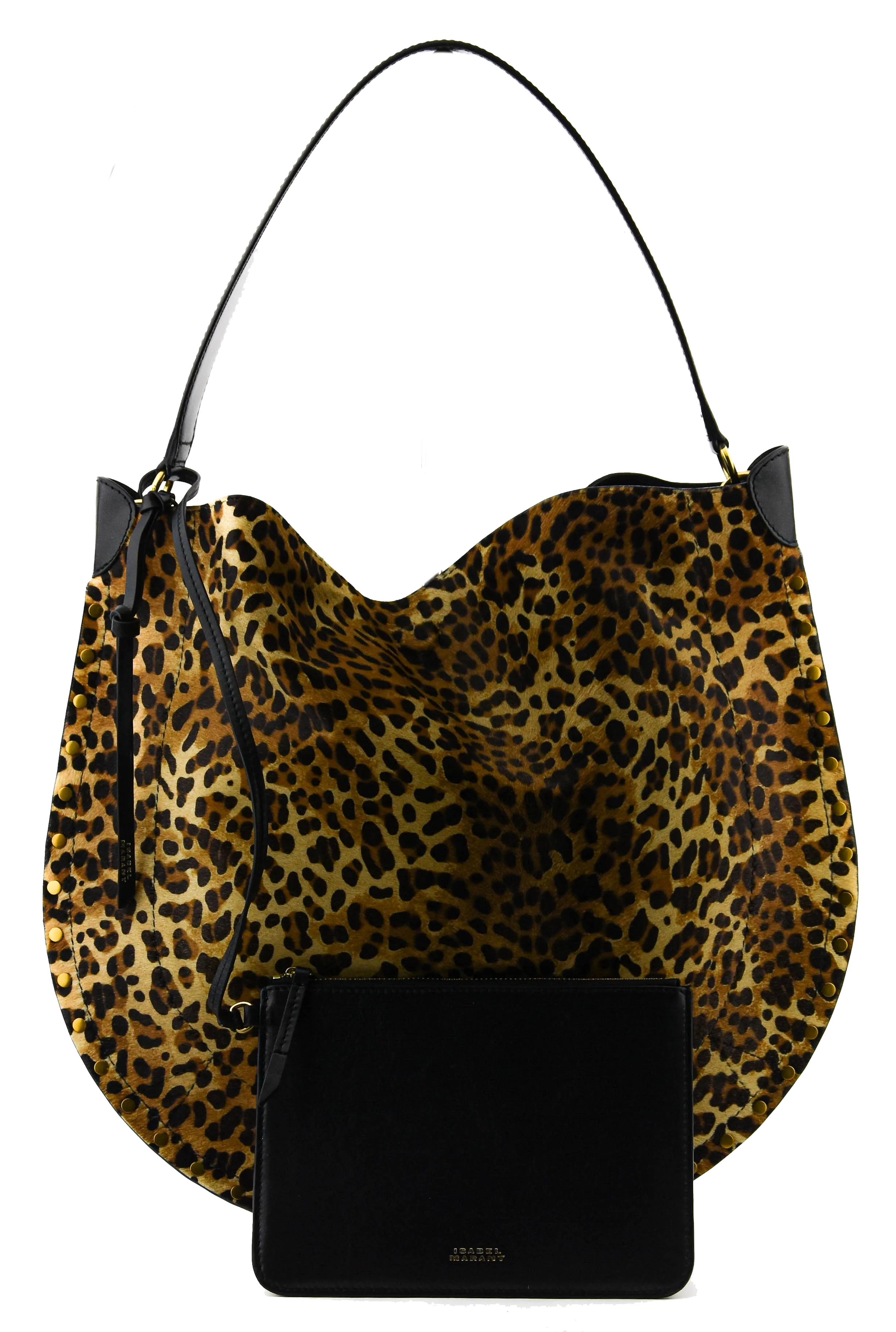 ISABEL MARANT OSKAN HOBO SOFT LEOPARD