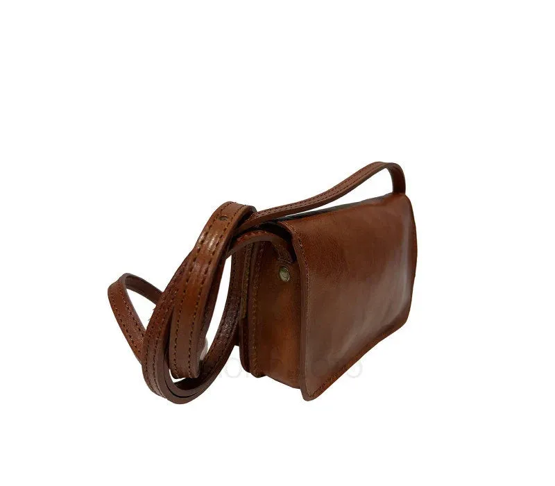 Italian Leather Messenger Bag