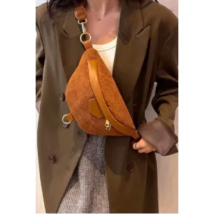 It's A Chic Thing Corduroy Crossbody