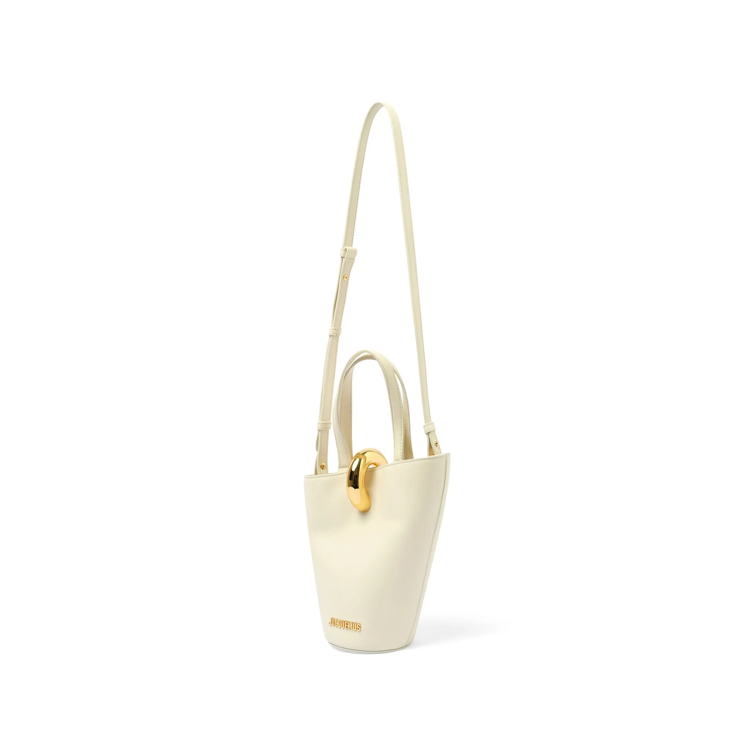 Le Petit Bambola Leather Bag in Light Ivory