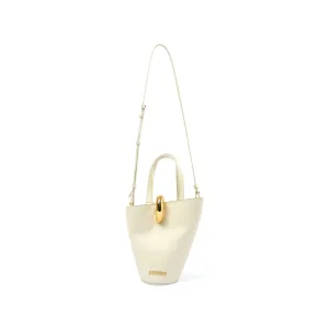 Le Petit Bambola Leather Bag in Light Ivory