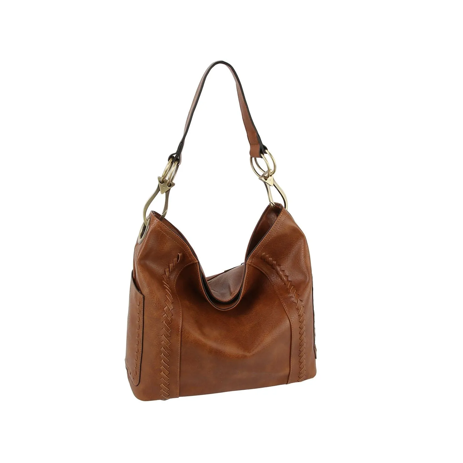 LMD026 Gracie Whipstitch Hobo Bag