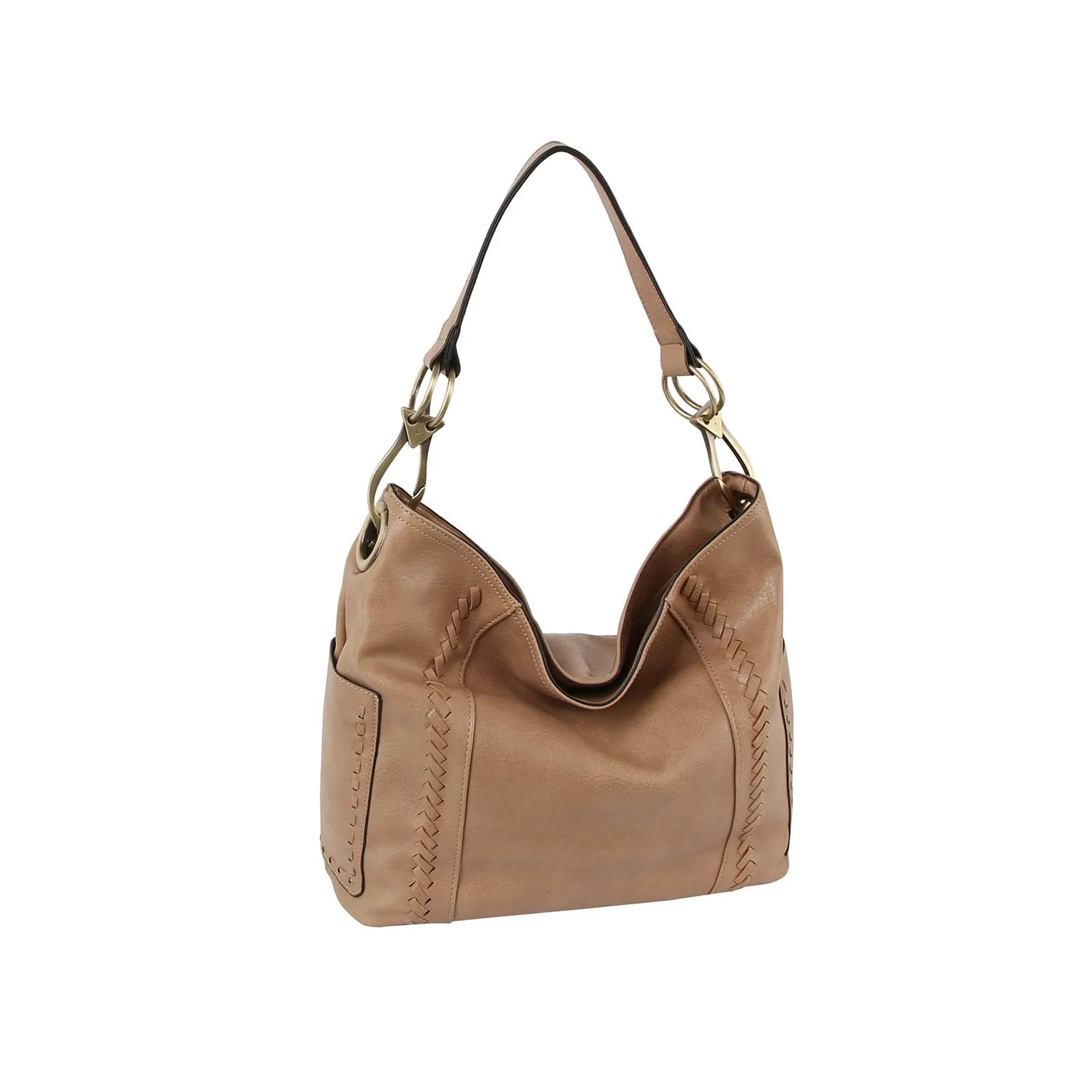 LMD026 Gracie Whipstitch Hobo Bag