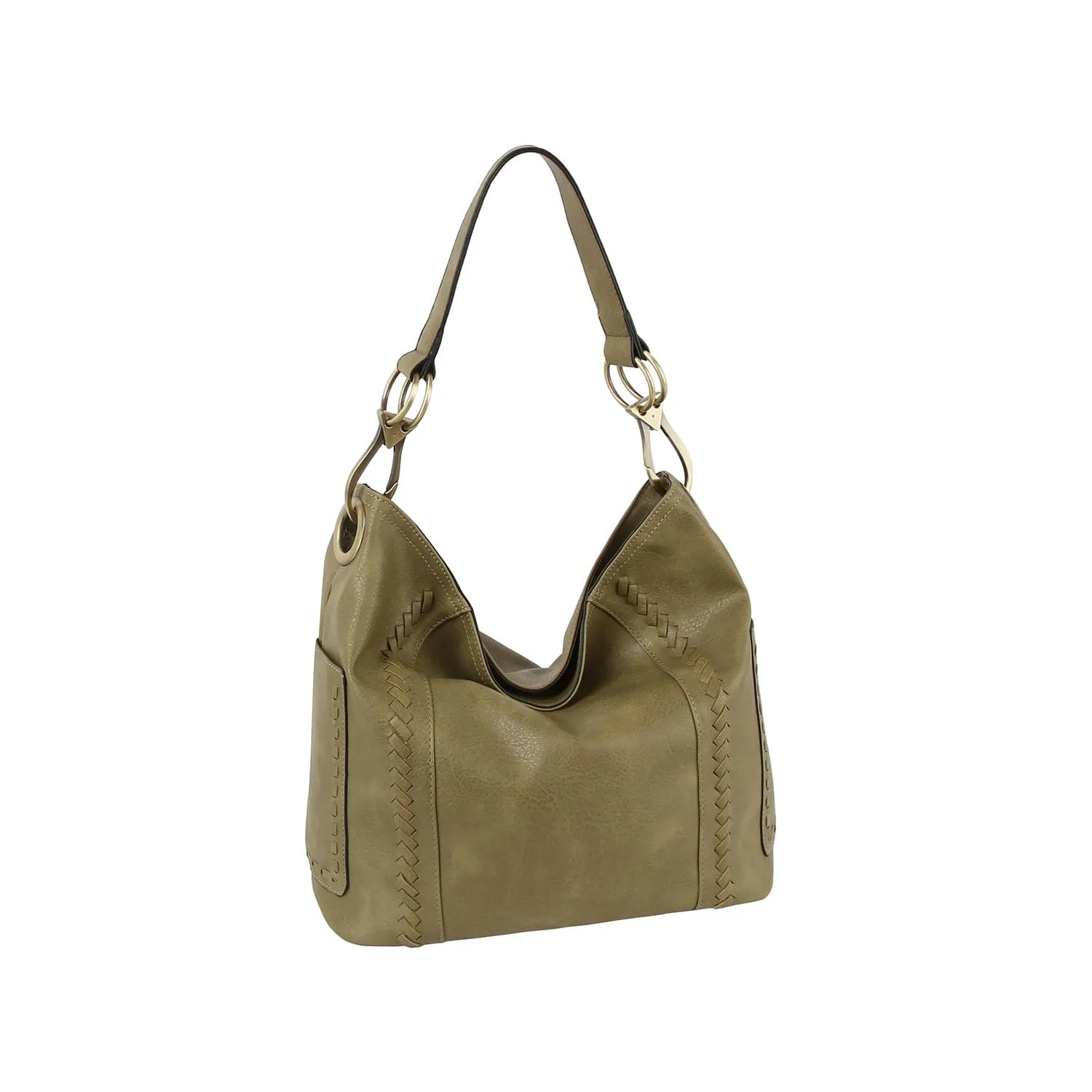 LMD026 Gracie Whipstitch Hobo Bag