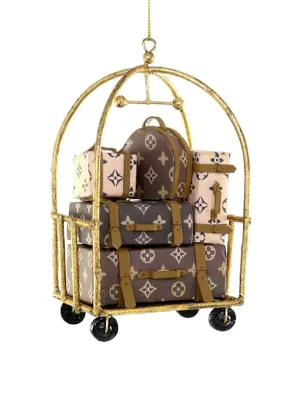 Luxury Hotel Luggage Ornament