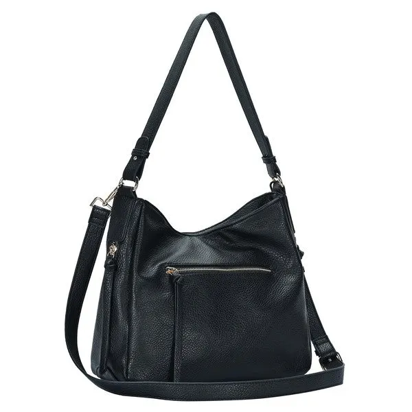 Mina Stud Accent Hobo Bag