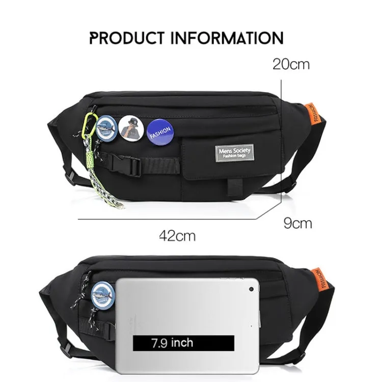 Multifunctional Chest Bag Shoulder Messenger Bag, Model: Black Badge