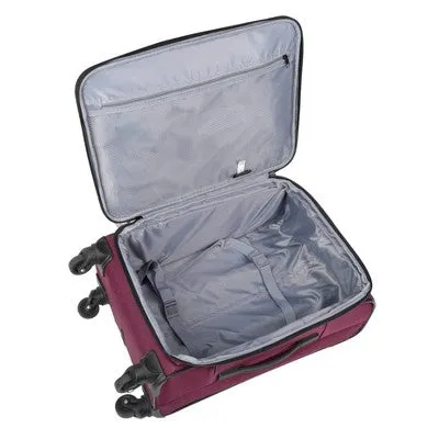 New - Skyline Softside Carry On Spinner Suitcase - Tawny Port