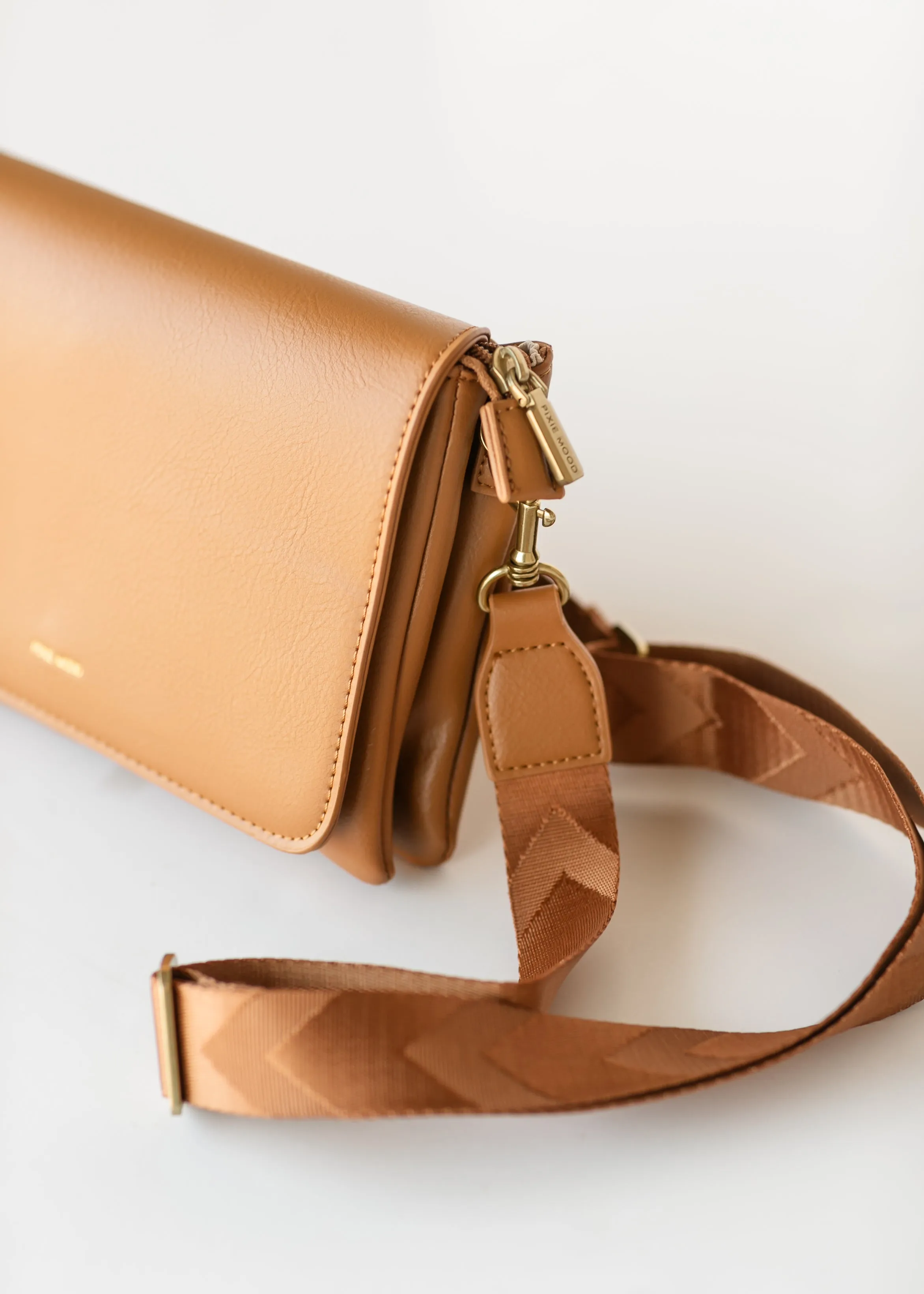 Recycled Vegan Leather Crossbody Bag