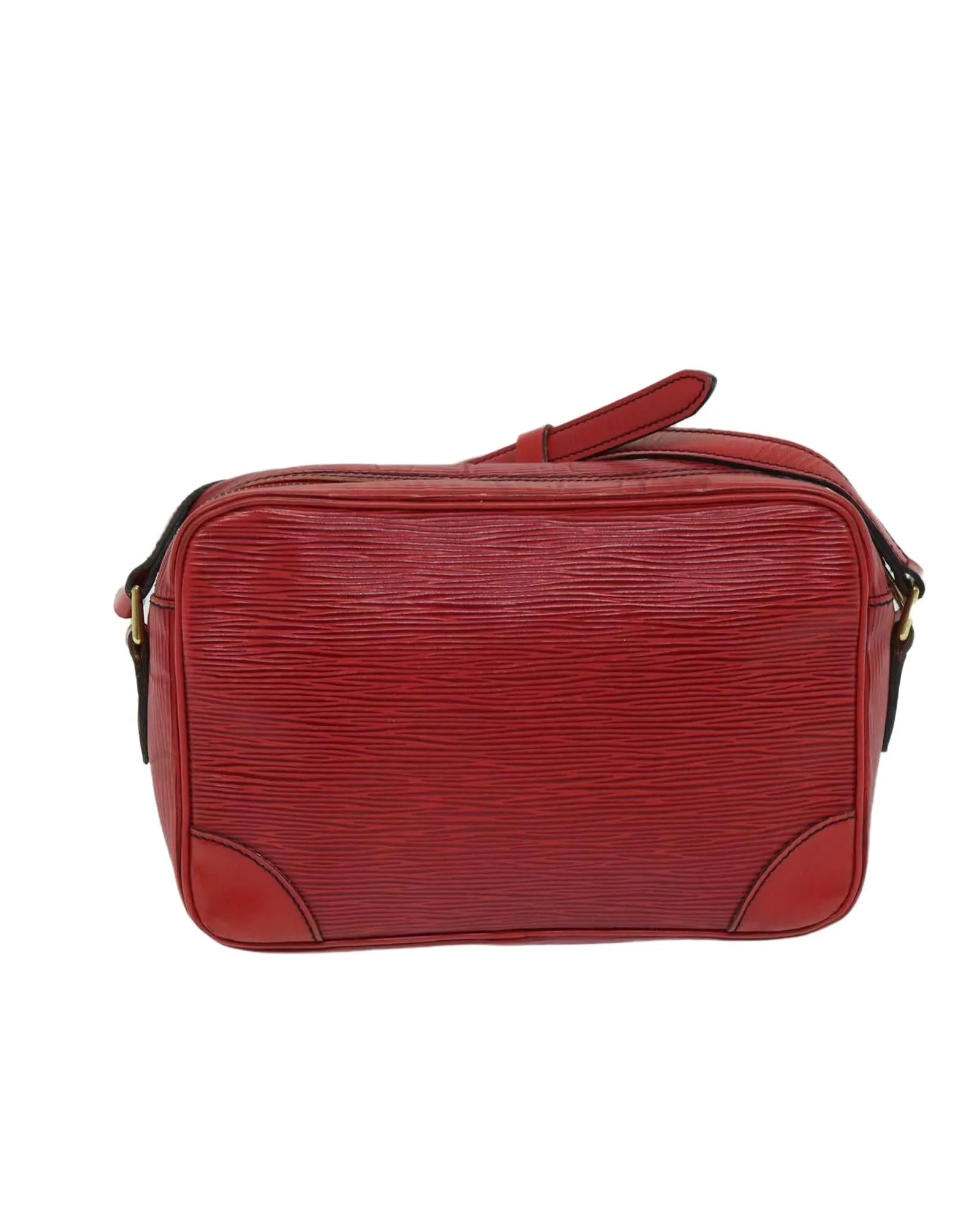 Red Epi Shoulder Bag with 23 cm Length